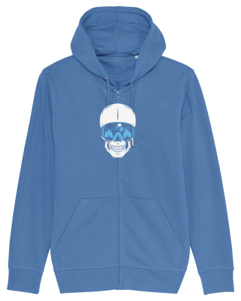 Ski Skull Bright Blue