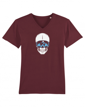 Ski Skull Burgundy