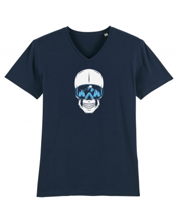 Ski Skull French Navy