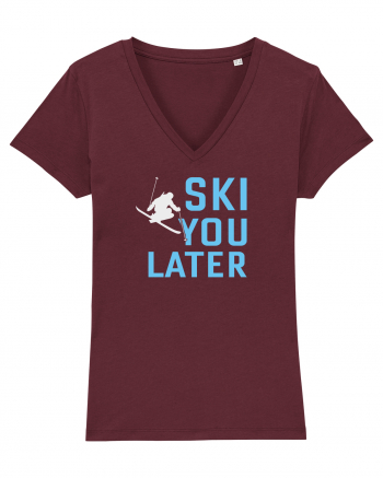 Ski You Later Burgundy