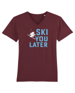 Ski You Later Tricou mânecă scurtă guler V Bărbat Presenter