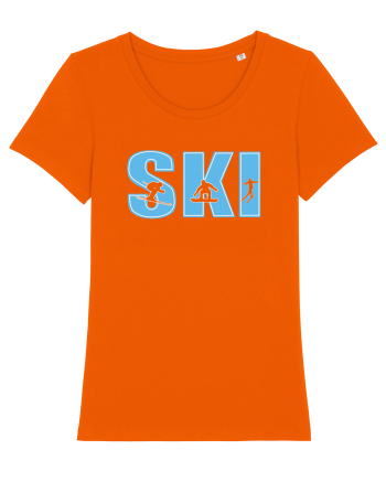 Winter Sports Bright Orange