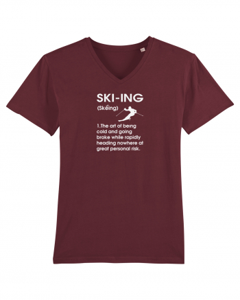 Ski-ing Burgundy