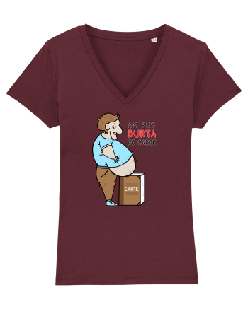 Am pus burta pe carte Burgundy