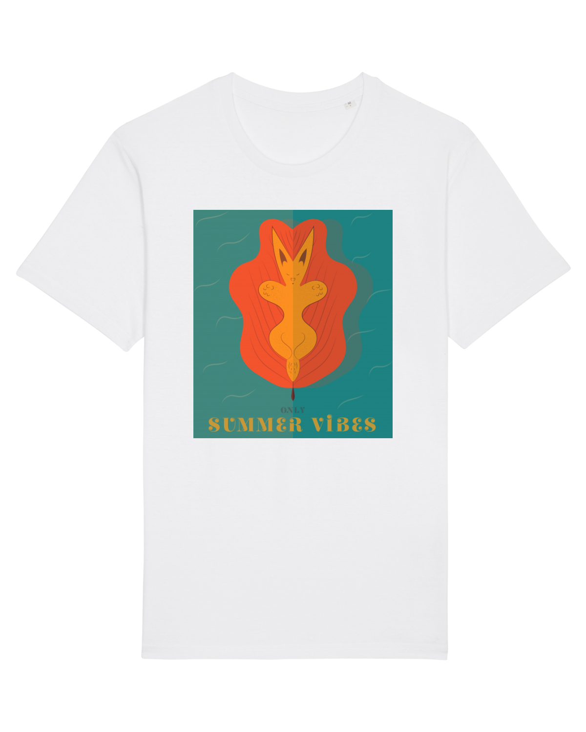 Tricou mânecă scurtă Unisex Rocker White