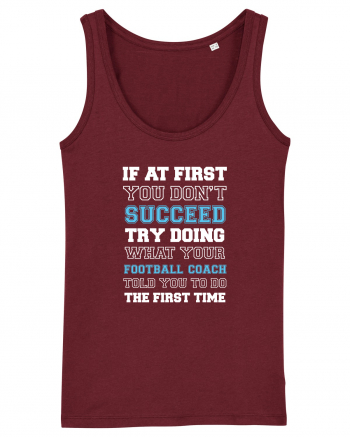 FOOTBALL COACH Burgundy