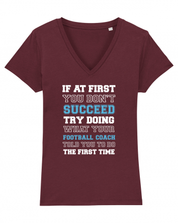 FOOTBALL COACH Burgundy