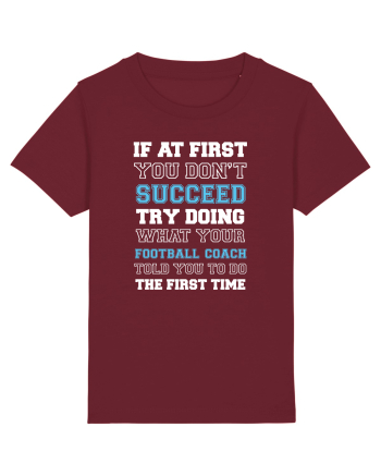 FOOTBALL COACH Burgundy