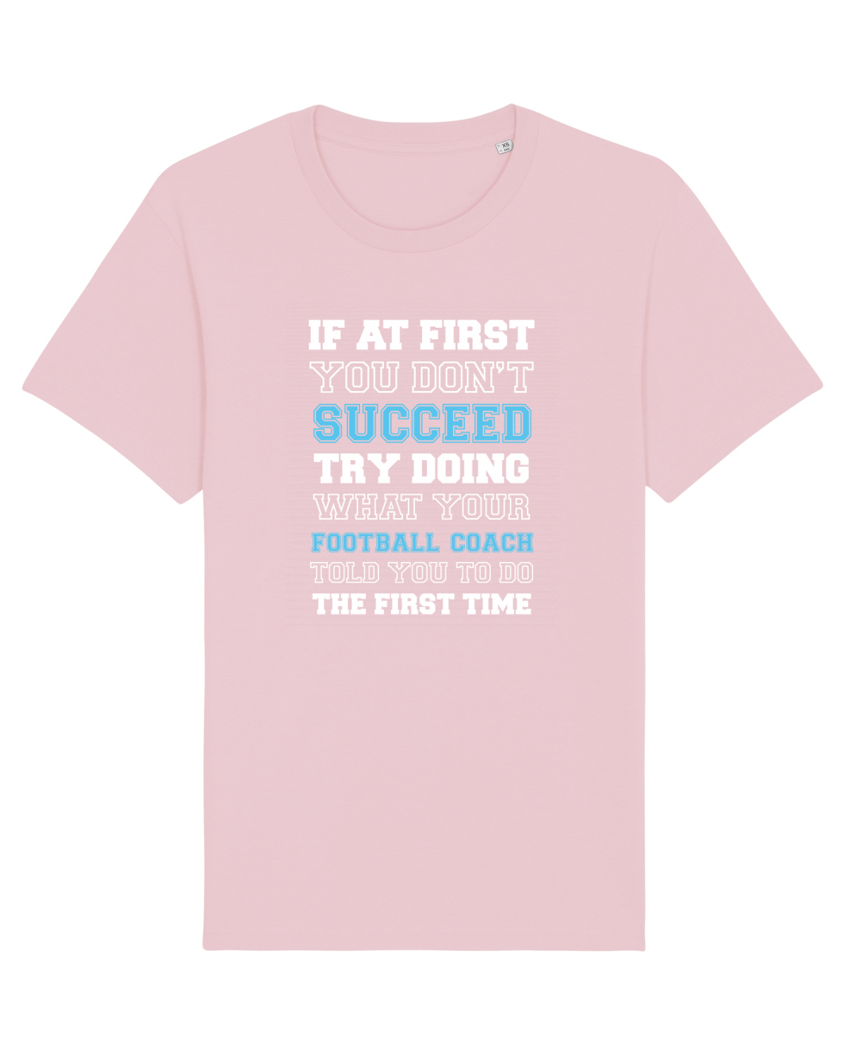 Tricou mânecă scurtă Unisex Rocker Cotton Pink