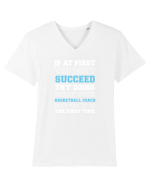 BASKETBALL  Tricou mânecă scurtă guler V Bărbat Presenter
