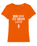 RUN Tricou mânecă scurtă guler larg fitted Damă Expresser