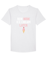 RUN Tricou mânecă scurtă guler larg Bărbat Skater