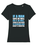 MAN FIX IT Tricou mânecă scurtă guler larg fitted Damă Expresser