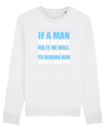 MAN FIX IT Bluză mânecă lungă Unisex Rise