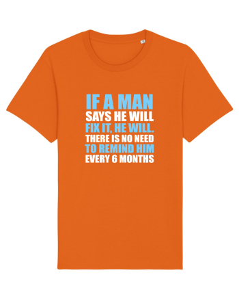 MAN FIX IT Bright Orange