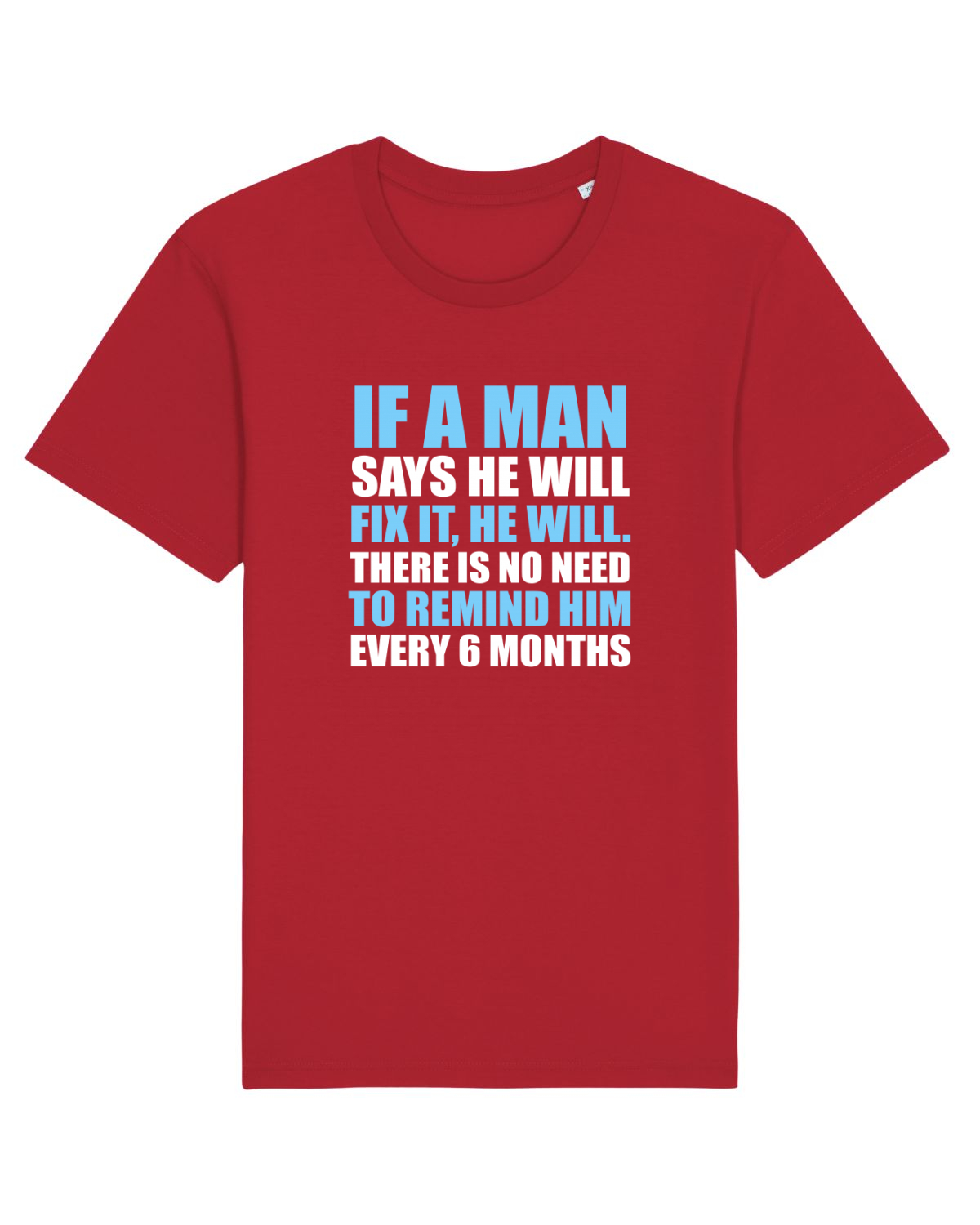 Tricou mânecă scurtă Unisex Rocker Red