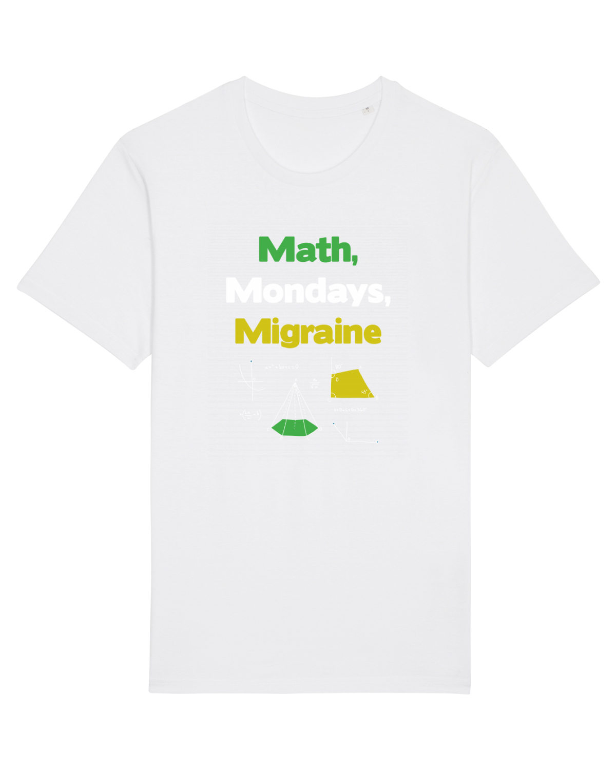 Tricou mânecă scurtă Unisex Rocker White