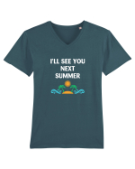 SUMMER Tricou mânecă scurtă guler V Bărbat Presenter