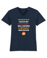 FOOD Tricou mânecă scurtă guler V Bărbat Presenter
