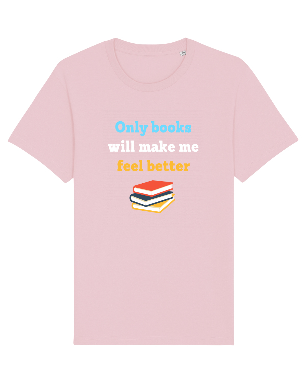 Tricou mânecă scurtă Unisex Rocker Cotton Pink