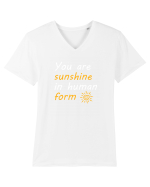 SUNSHINE Tricou mânecă scurtă guler V Bărbat Presenter