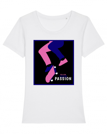 Skateboard Passion White