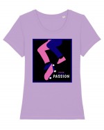 Skateboard Passion Tricou mânecă scurtă guler larg fitted Damă Expresser