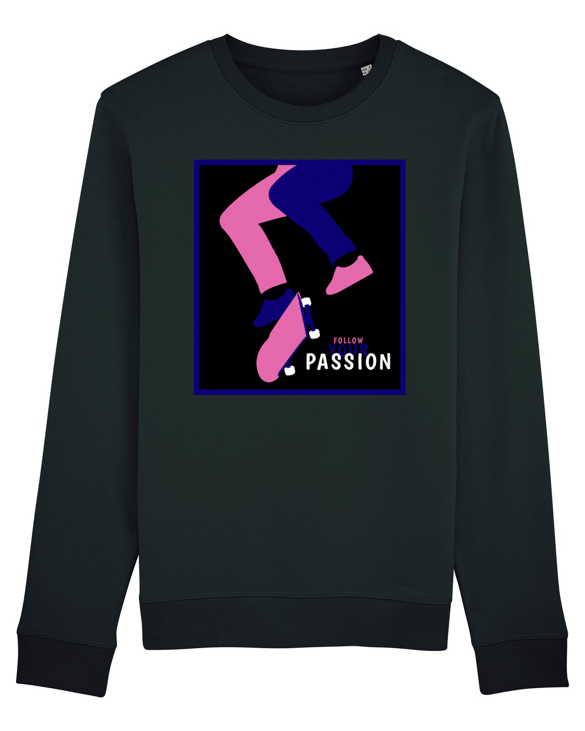 Bluză mânecă lungă Unisex Rise Black