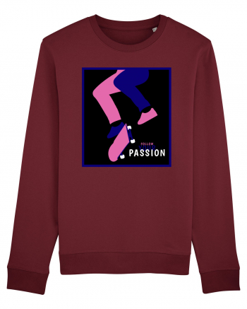 Skateboard Passion Burgundy