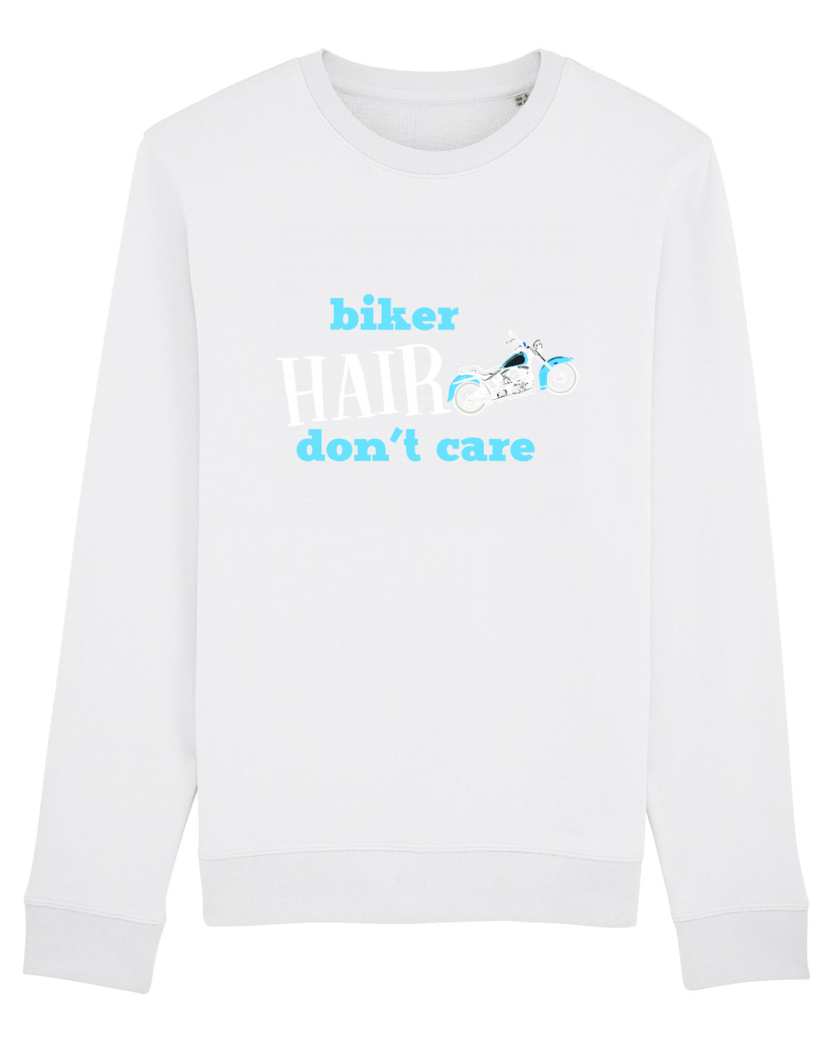 Bluză mânecă lungă Unisex Rise White