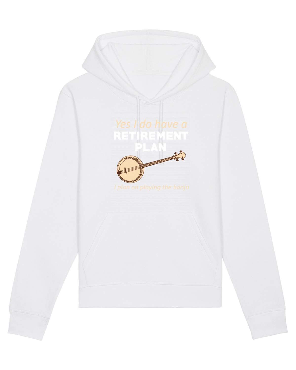 Hanorac Unisex Drummer White