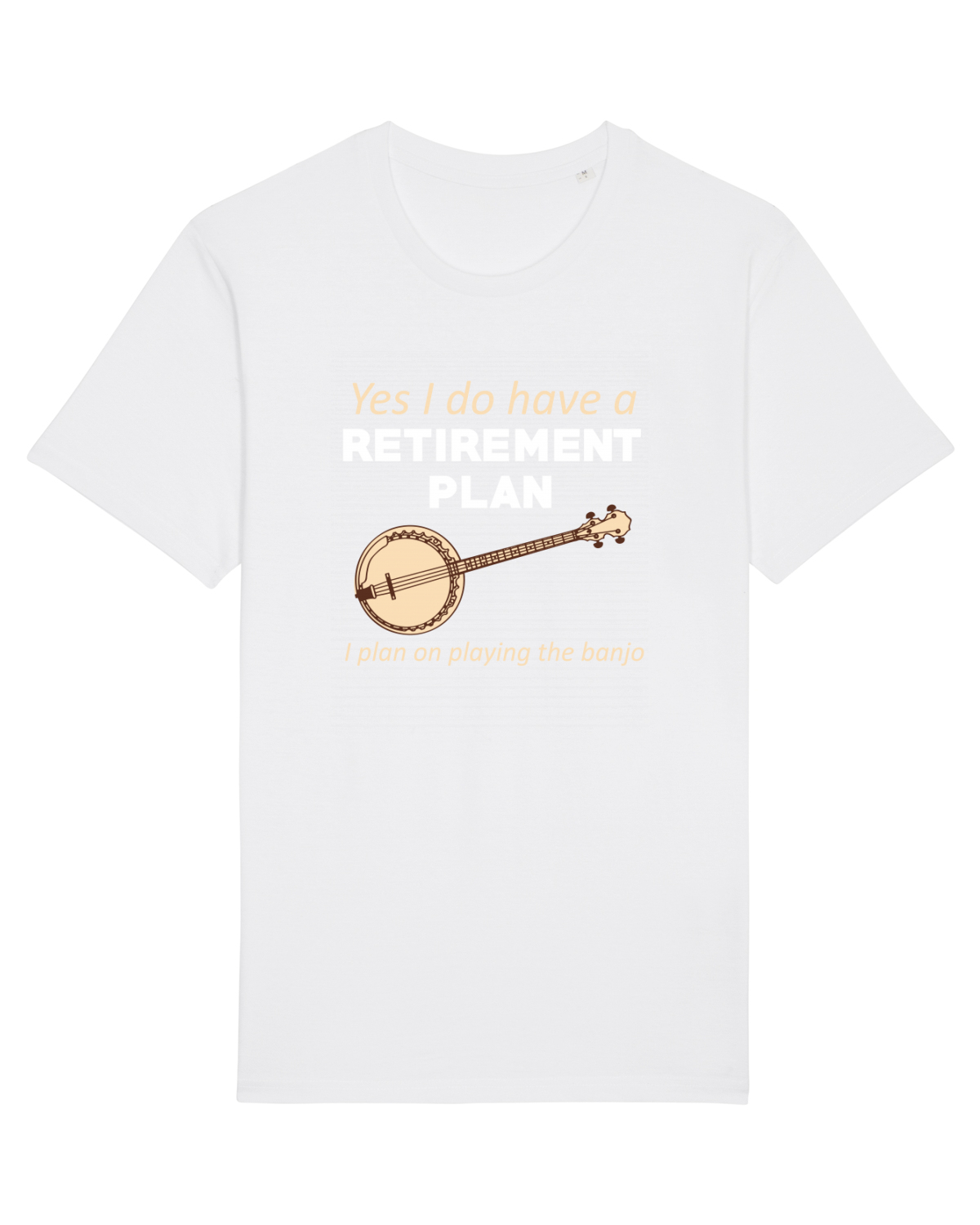 Tricou mânecă scurtă Unisex Rocker White