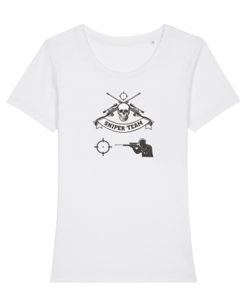 Airsoft Sniper Team White
