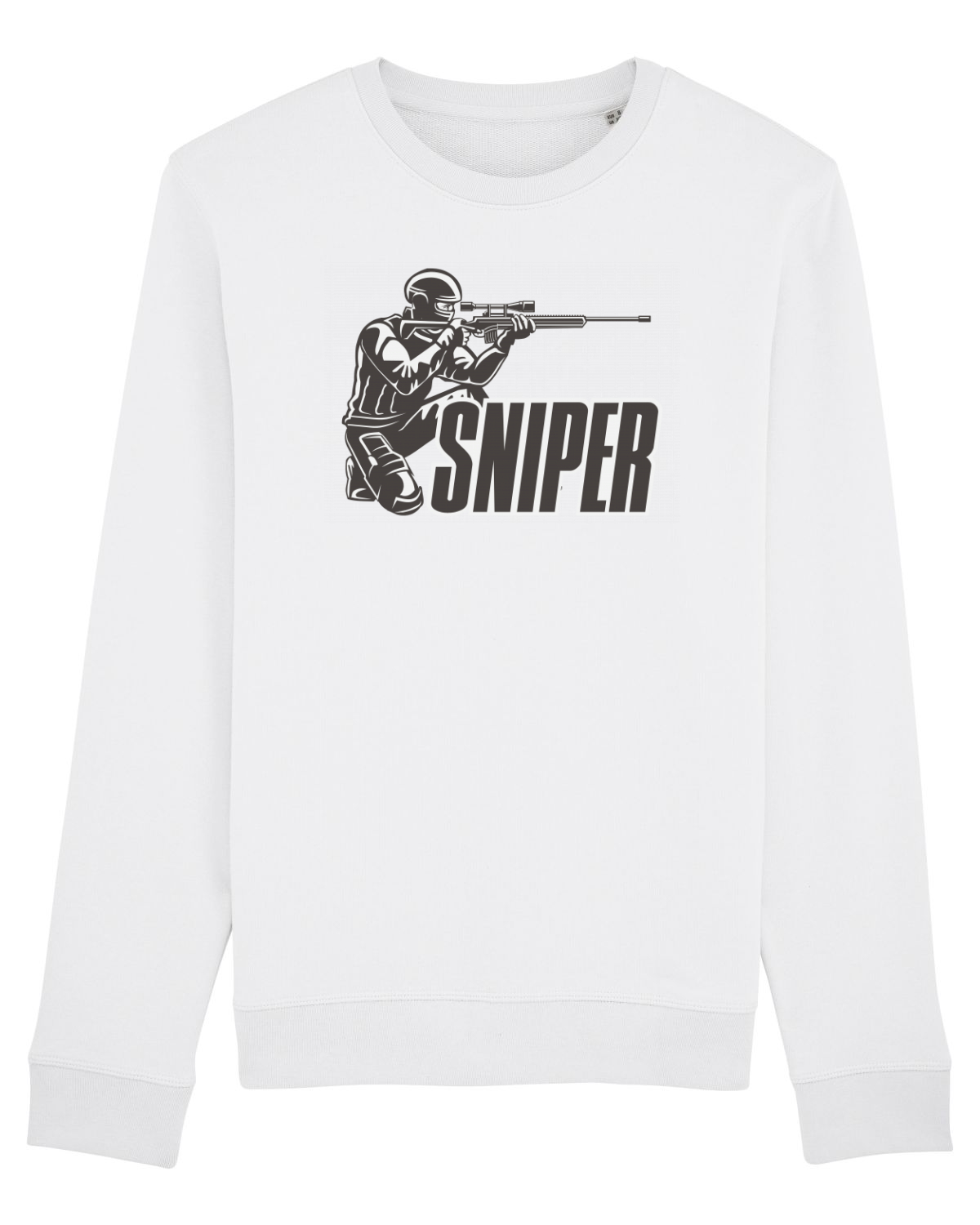 Bluză mânecă lungă Unisex Rise White