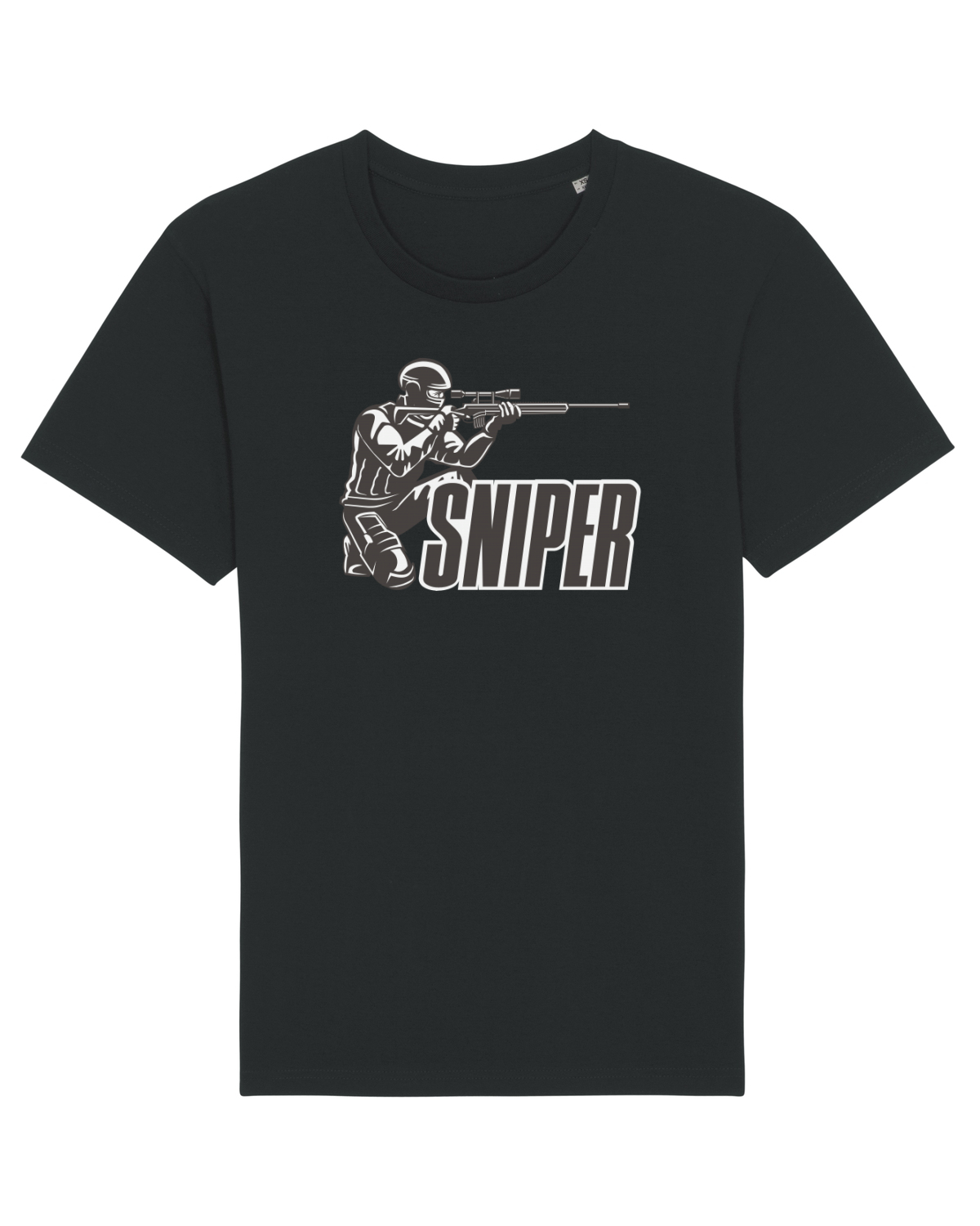 Tricou mânecă scurtă Unisex Rocker Black