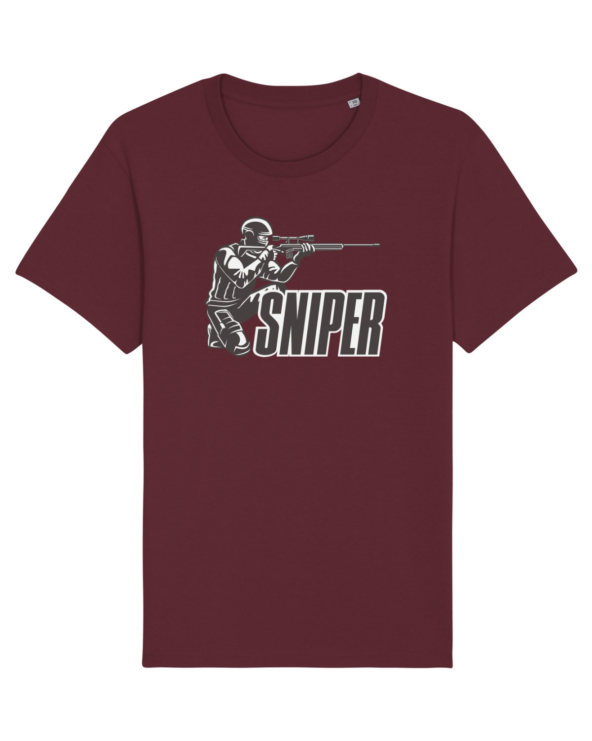 Tricou mânecă scurtă Unisex Rocker Burgundy