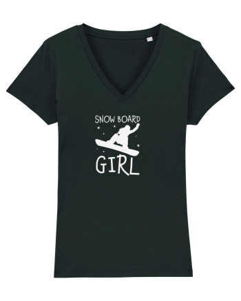 Snowboard Girl Black