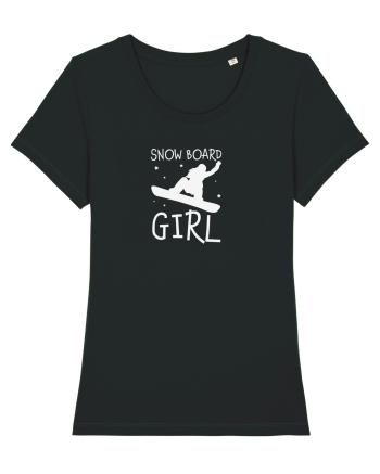 Snowboard Girl Black