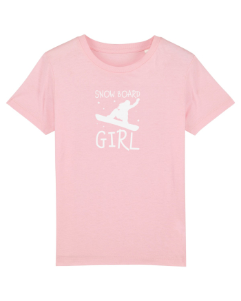 Snowboard Girl Cotton Pink