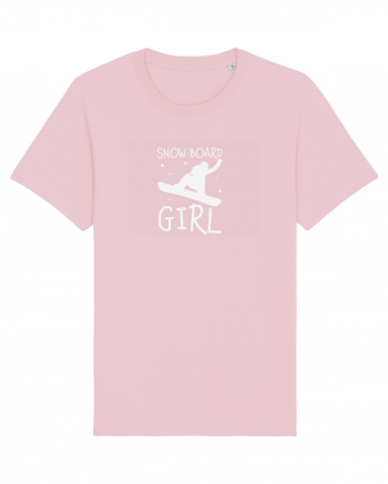 Snowboard Girl Cotton Pink