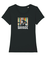 Snowboard Savage Tricou mânecă scurtă guler larg fitted Damă Expresser