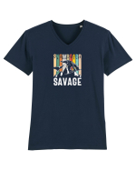 Snowboard Savage Tricou mânecă scurtă guler V Bărbat Presenter