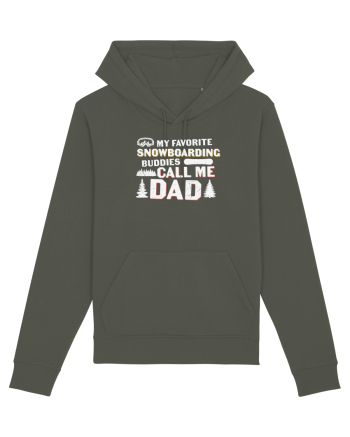 My Favorite Snowboard Buddies Call Me Dad Khaki
