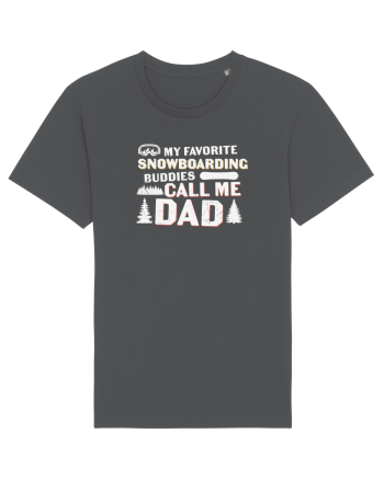 My Favorite Snowboard Buddies Call Me Dad Anthracite