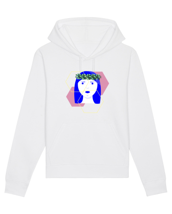 Blue Girl White