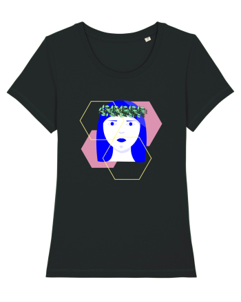 Blue Girl Black