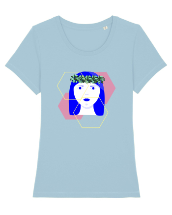 Blue Girl Sky Blue