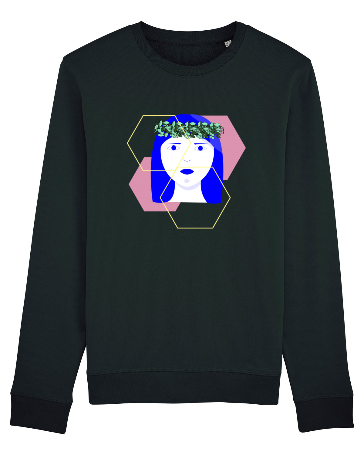 Bluză mânecă lungă Unisex Rise Black