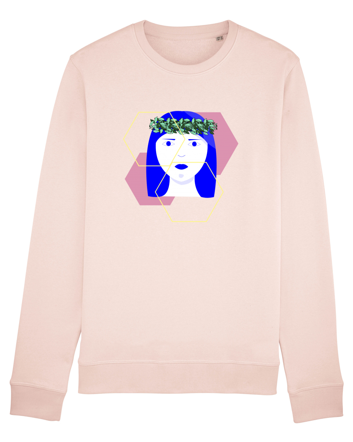 Bluză mânecă lungă Unisex Rise Candy Pink