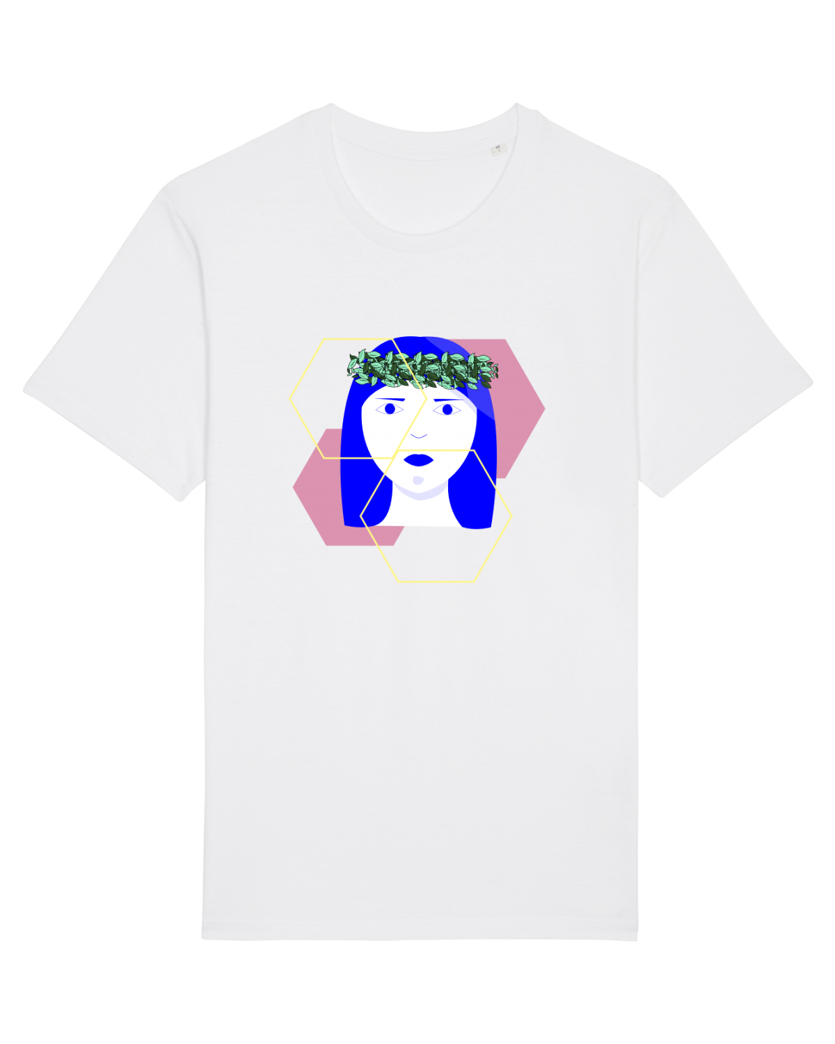 Tricou mânecă scurtă Unisex Rocker White